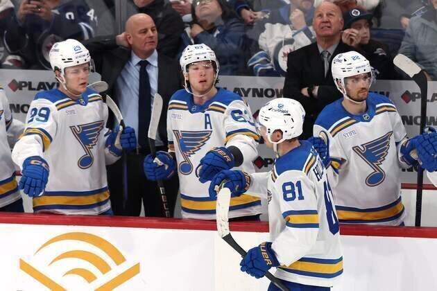 Blues riding post-break surge into clash with struggling Flames
