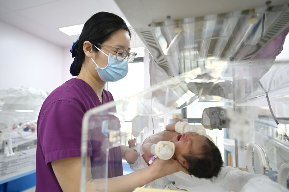 CHINA-HEBEI-BAODING-NEONATAL CARE-SPRING FESTIVAL (CN)