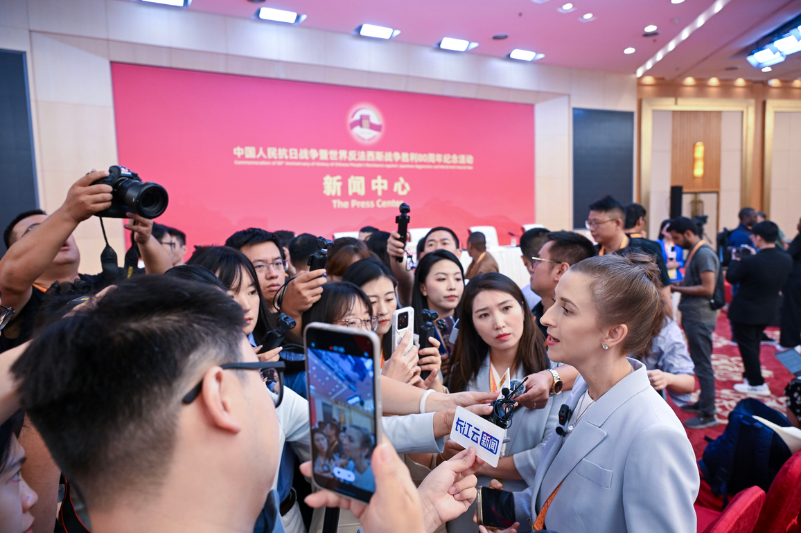 CHINA-BEIJING-V-DAY COMMEMORATION-PRESS CENTER (CN)