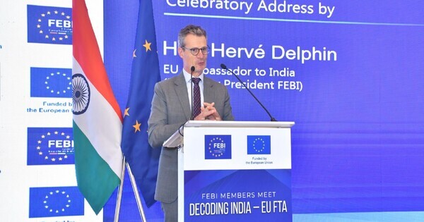 EU Ambassador urges investment liberalisation in India-EU FTA, calls for early conclusion of investment protection pact