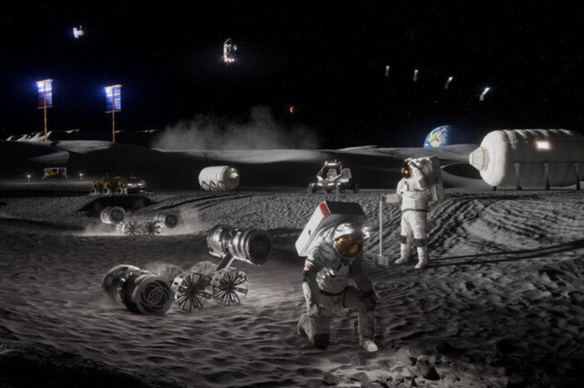NASA lays out moon base plans including buggies, landers and drones
