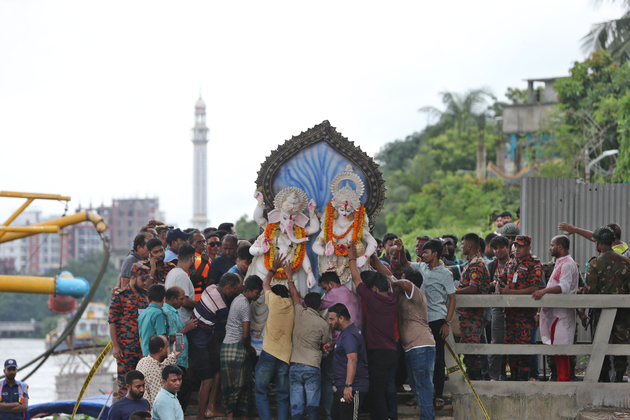 BANGALDESH-DHAKA-DURGA PUJA-CELEBRATION