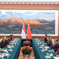 CHINA-BEIJING-WANG YI-SINGAPOREAN FM-MEETING (CN)