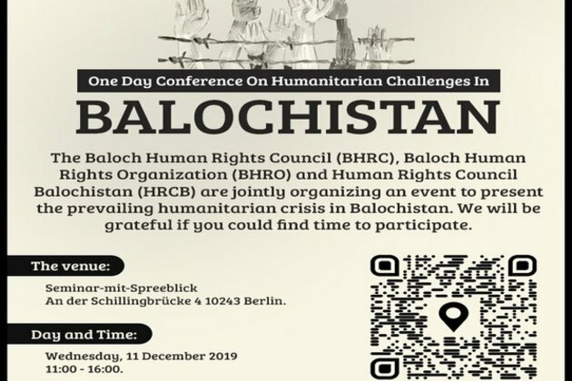 Human rights groups to hold joint conference on Balochistan in Berlin