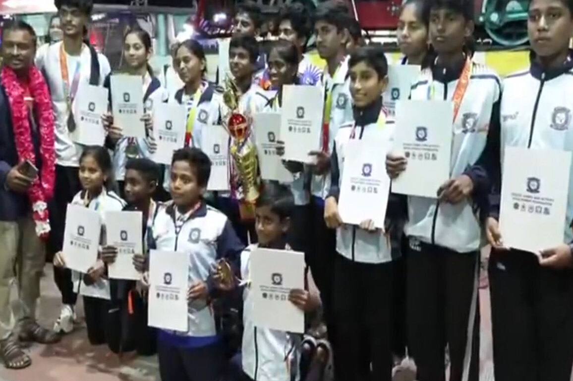 18 Coimbatore students win gold at Indo-Nepal International Silambam C'ship
