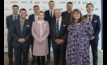  Australian Farmer of the Year for 2022 Michael Taylor (pictured far left), Kentucky, NSW, with other Farmer of the Year section winners at Parliament House in Canberra.
