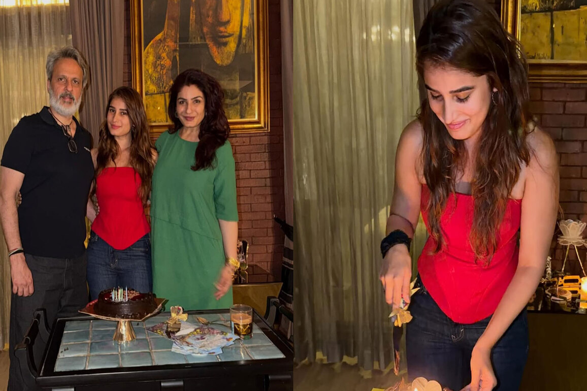 Raveena Tandon wishes her "pudding" Rasha Thadani on 21st birthday, shares celebration glimpses
