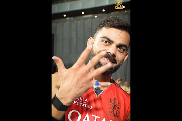 Virat Kohli flaunts ICC T20 WC 2024 ring, does WWE icon John Cena's 'You Can't See Me' gesture
