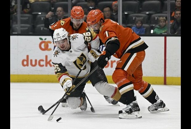 Shea Theodore, Golden Knights beat Ducks for 3rd straight time