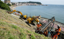  Slope stabilisation often involves contractors working at height with specialist devices while using rope access equipment to gain access to the job site (Credit: CAN Geotechnical Ltd)