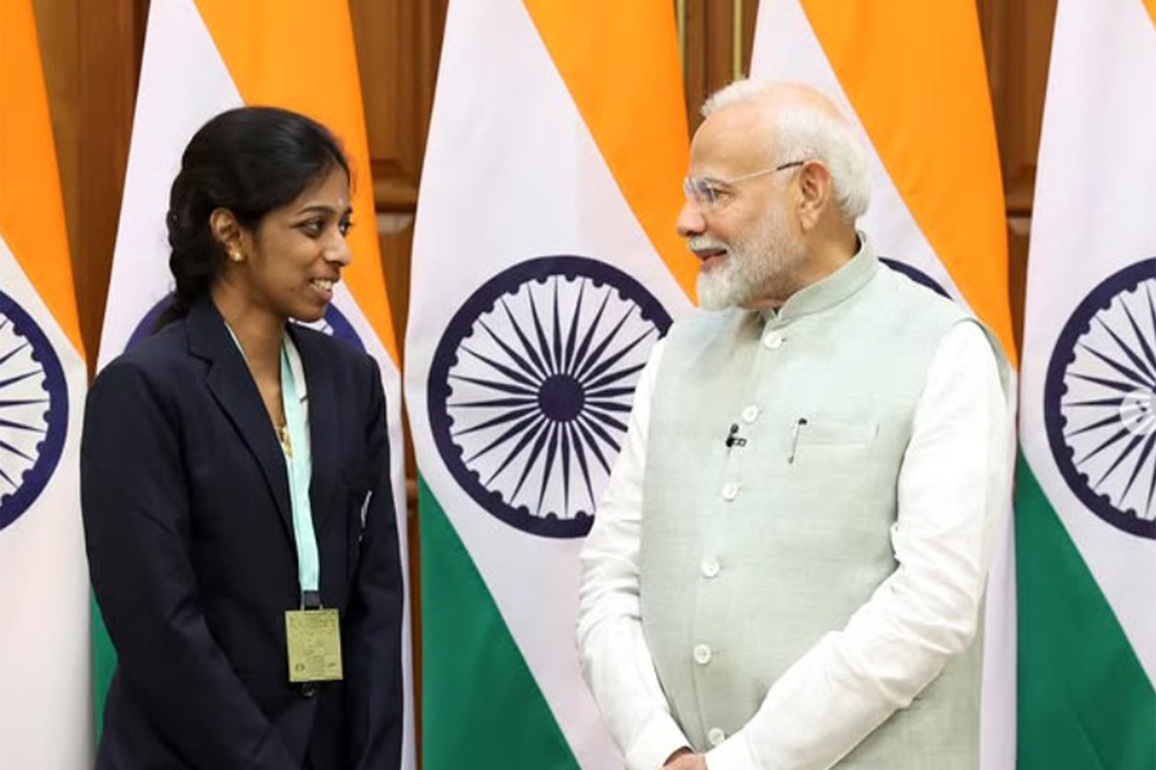 PM Modi hails Vaishali Rameshbabu's FIDE Women's Grand Swiss win
