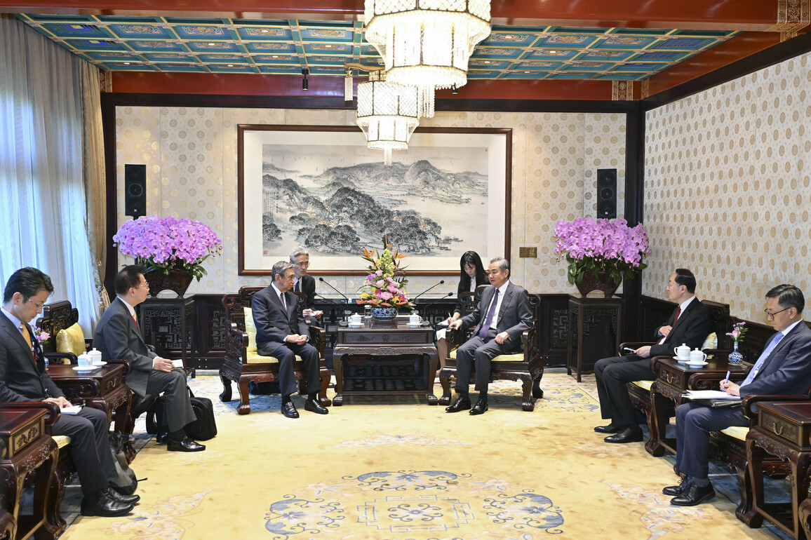 CHINA-BEIJING-WANG YI-JAPAN-JAPIT-PRESIDENT-MEETING (CN)