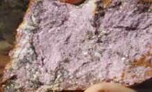 A lithium sample from Lepidolite Hill.