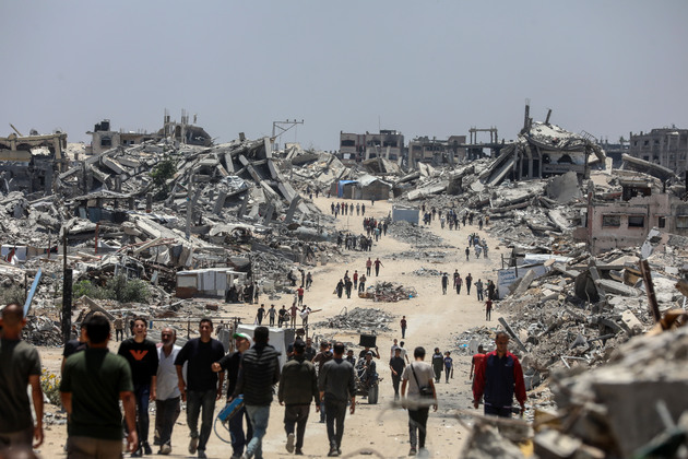 MIDEAST-GAZA-BEIT LAHIA-RETURNING PALESTINIANS