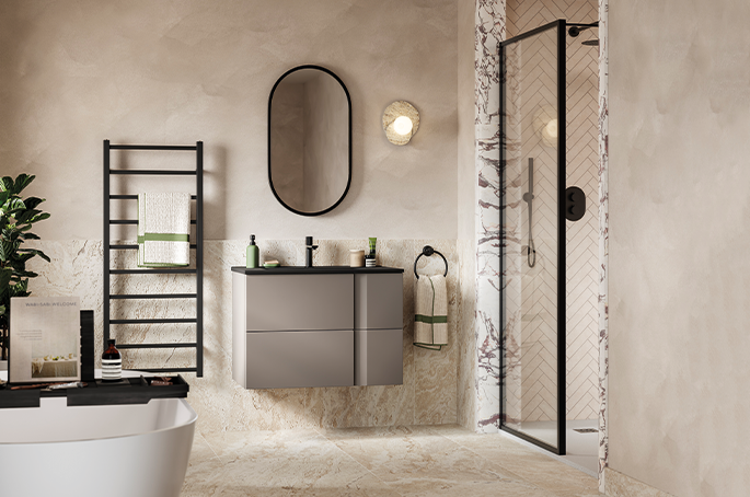 Frontline Bathrooms expands Aqua Glass collection