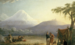  Humboldt and his fellow scientist Aimé Bonpland near the foot of the Chimborazo volcano, painting by Friedrich Georg Weitsch (1810)