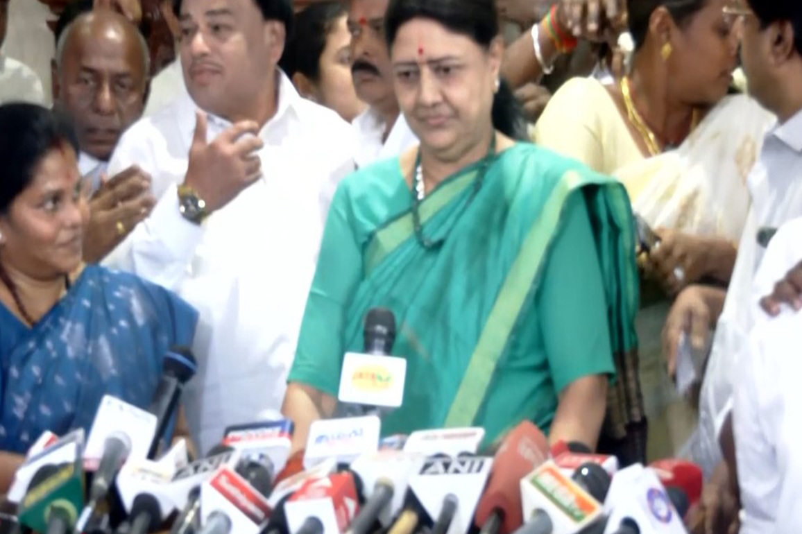 VK Sasikala reveals name of new political party: All India Puratchi Thalaivar Makkal Munetra Kazhagam