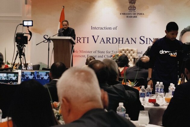 MoS Kirti Vardhan Singh highlights Indian diaspora's contribution to Zimbabwe's economy