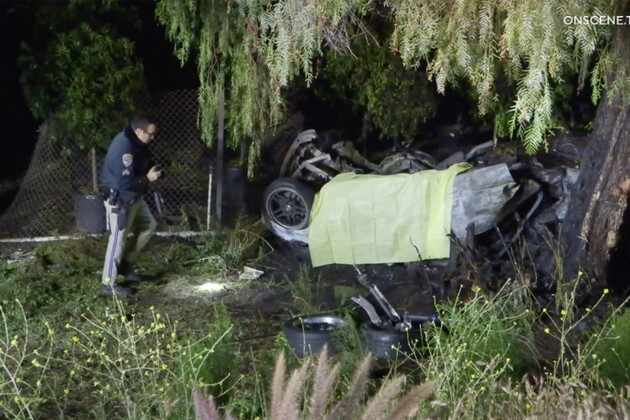Fiery late-night crash of BMW off Interstate 8 leaves motorist dead