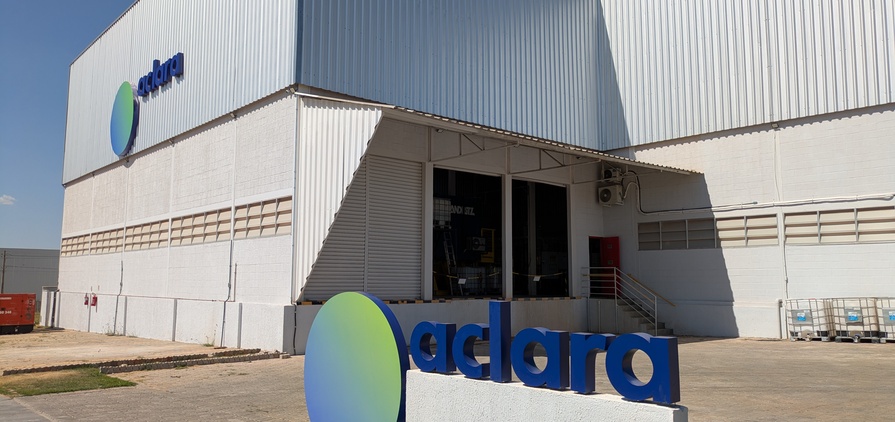 Aclara pilot plant in Goiânia in Goiás, Brazil