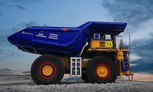 Standard haul trucks rely on copious amounts of diesel, emitting the equivalent pollutants of 700 passenger cars. Photo: Anglo American