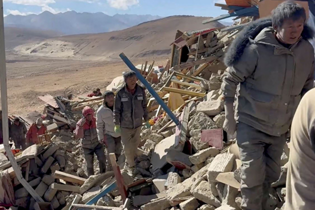 Earthquake of magnitude 3.7 strikes Tibet