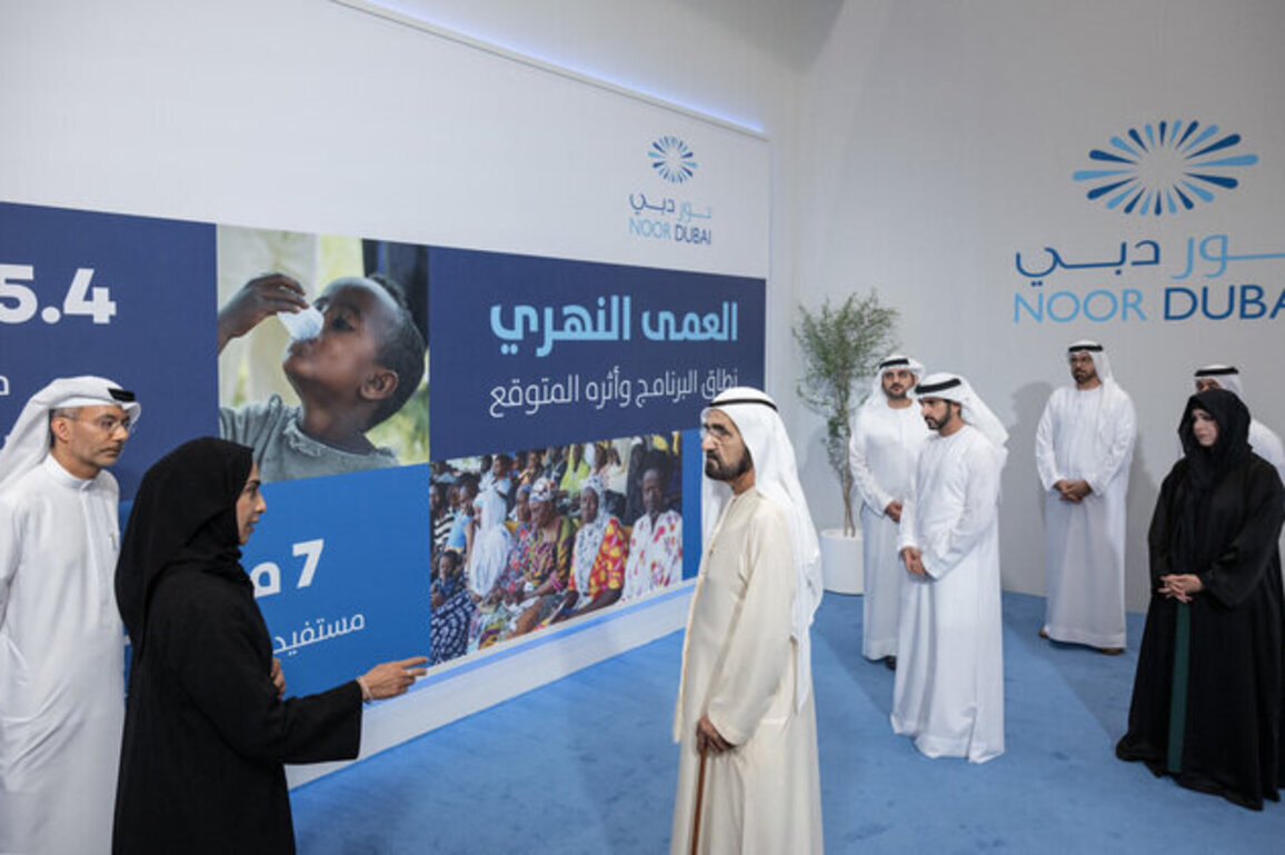 Mohammed bin Rashid launches initiative to eradicate river blindness
