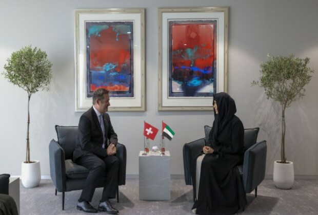 Latifa bint Mohammed meets with Ambassador of Swiss Confederation to UAE