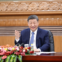 CHINA-BEIJING-XI JINPING-INT'L BUSINESS COMMUNITY-REPRESENTATIVES-MEETING (CN)