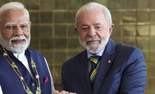 Primeiro-ministro da Índia, Narendra Modi, com presidente Lula
