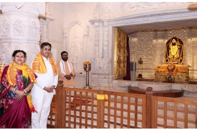 Tripura CM Manik Saha visits Ram Mandir, Hanuman Garhi Temple in Ayodhya; offers prayers for people's welfare