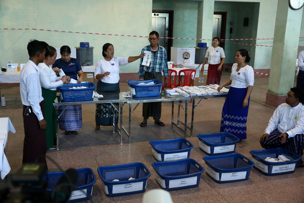 MYANMAR-YANGON-GENERAL ELECTION