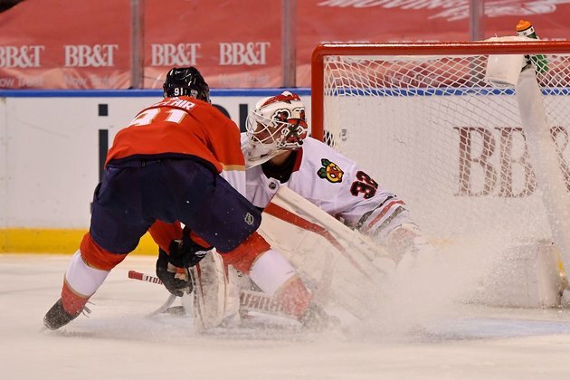 Panthers keep Blackhawks winless with OT victory