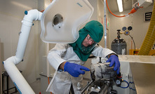  Work in QUT's battery lab.