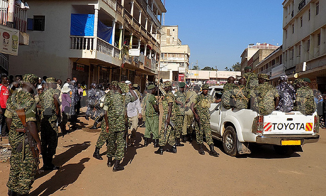 Police take over Mbale Park Police take over Mbale Park