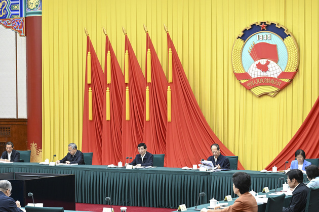 CHINA-BEIJING-WANG HUNING-CPPCC NATIONAL COMMITTEE-CHAIRPERSONS COUNCIL-MEETING (CN)
