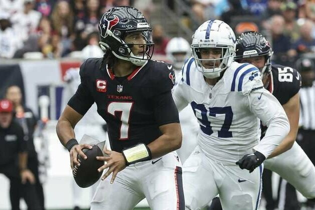 Colts finally home, turn to OL to fend off oncoming Texans