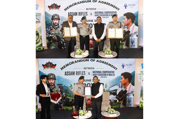 NCDFI, Assam Rifles sign MoA to strengthen milk procurement through dairy cooperatives