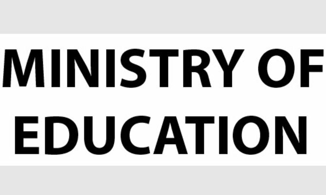 Notice from Ministry of Education Notice from Ministry of Education
