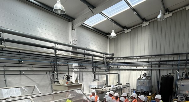 UK government visit to Ionic Technologies’ demonstration plant in Belfast