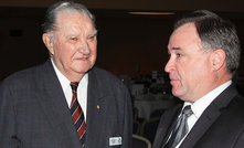  Gavan Collery (right) with the late Sir Arvi Parbo