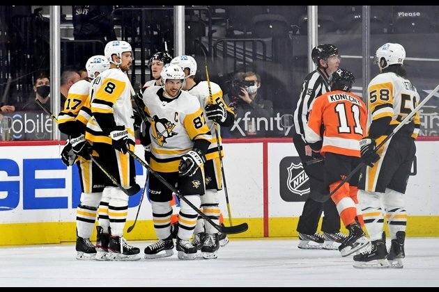 NHL roundup: Penguins rout Flyers, grab first place in East