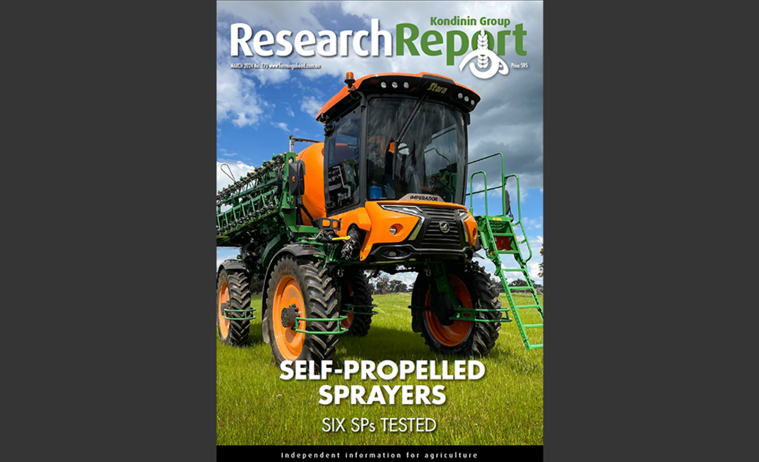Research Report - March 2024 - Self Propelled Sprayers