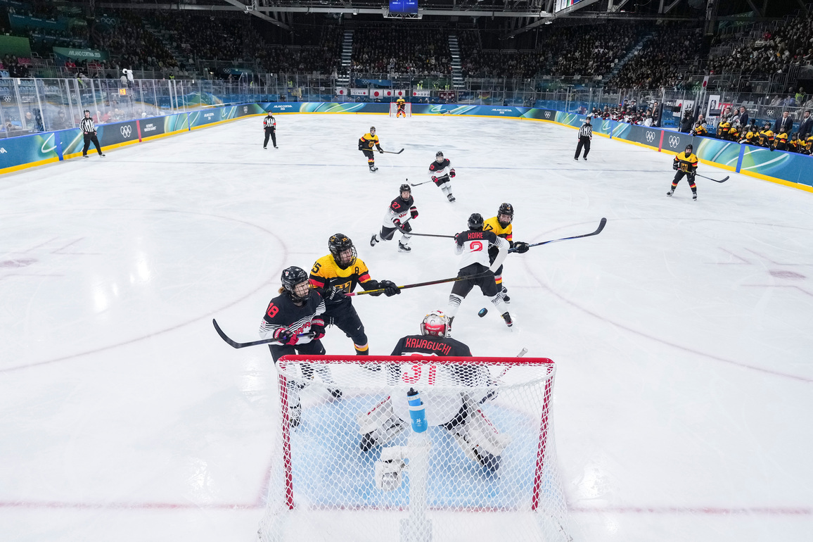 (MICO2026)ITALY-MILAN-OLYMPIC WINTER GAMES-ICE HOCKEY-WOMEN-PRELIMINARY ROUND-GER VS JPN
