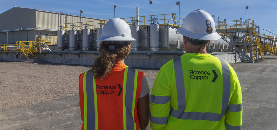 Once fully operational, Florence Copper will have an annual average production capacity of 85 million pounds of copper