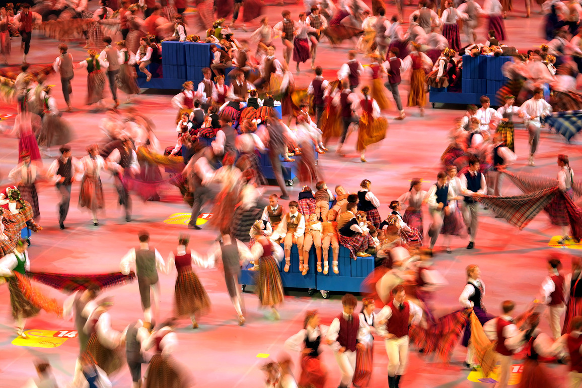 LATVIA-RIGA-SCHOOL YOUTH SONG AND DANCE FESTIVAL