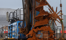 Foundation works to install 2000 vertical concrete columns for the foundations at Curson Street Station have started in Birmingham. Credit_HS2