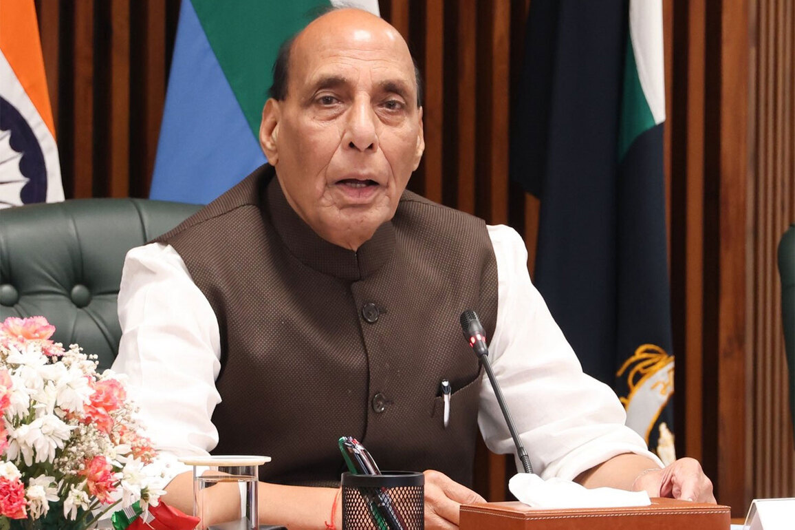 Rajnath Singh congratulates Samrat Choudhary for being elected as Bihar BJP Legislature Party leader