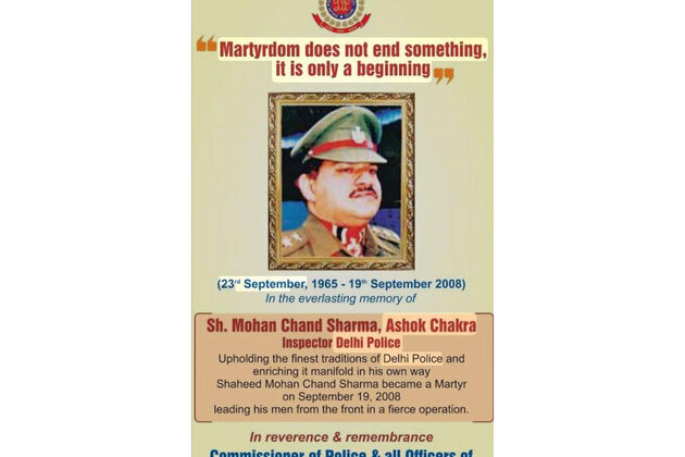 Delhi Police remembers Inspector Mohan Chand Sharma, martyred in Batla House encounter