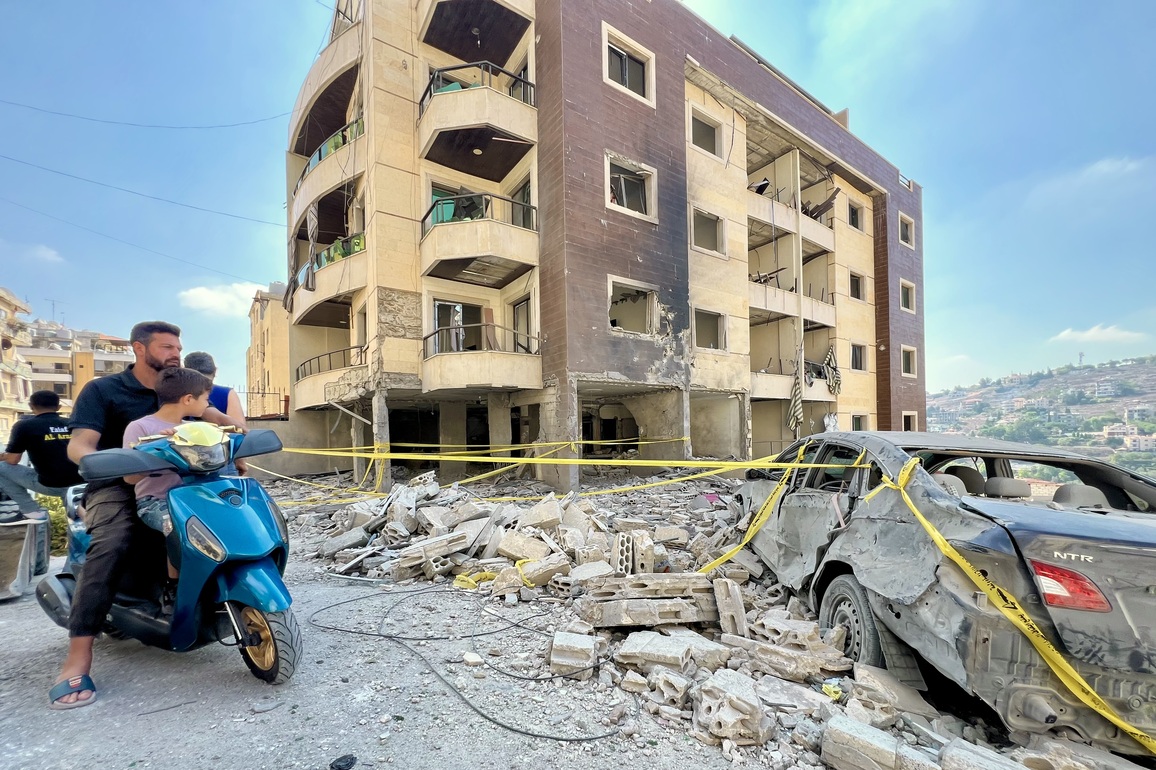 (SpotNews) LEBANON-NABATIEH-ISRAELI ATTACK-AFTERMATH